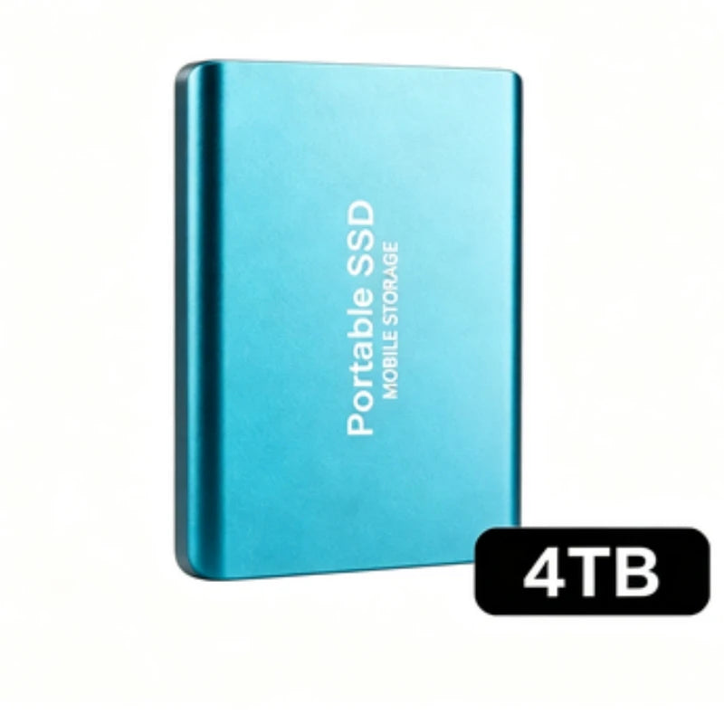 Portable External SSD, 1TB-16TB Large Capacity USB3.1 High Speed Solid State Drive, Lightweight Storage for Laptop, Desktop, Mac Pi-Mart