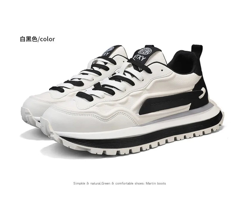 Trend Men Versatile Sneakers 2025 Autumn High Quality Comfortable Platform Sports Running Shoes Outdoor Youth Shoes for Men Plus Pi-Mart