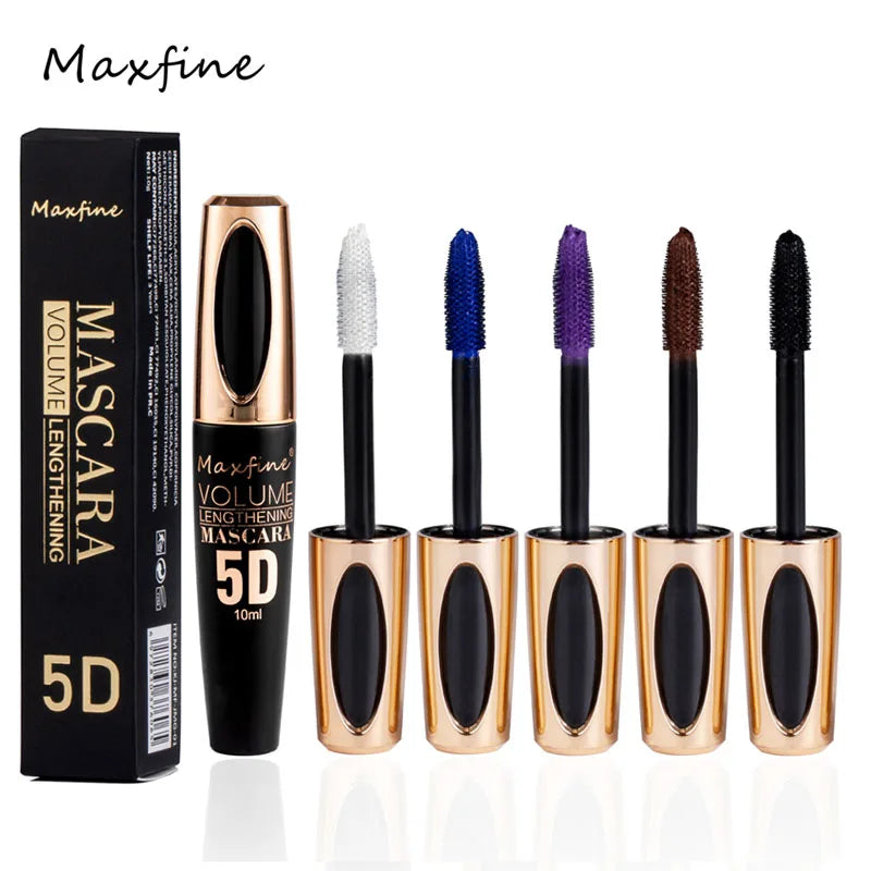 5D Silk Mascara with Big Eyes, Strong and Lasting Black Content and Length, Waterproof and Non-caking, and Prolonged Mascara. LadyShow.Store