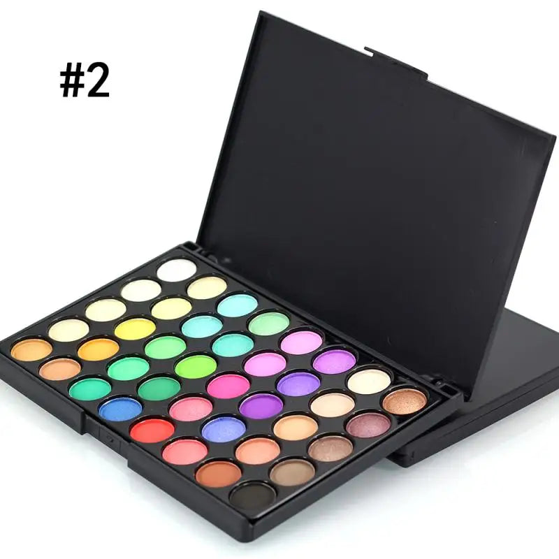 40/74/78 Colors Glitter Eyeshadow Palette Matte Waterproof Long Lasting Pressed Powder Cosmetics Kit  Fashion Women MakeUp Tools LadyShow.Store