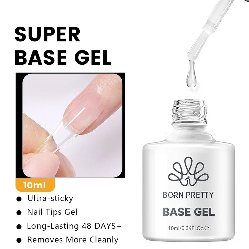 BORN PRETTY 10ml Jelly Nude Gel Nail Polish 50 Colors Semi Transparent Nail Art Nail Supplies Soak off UV LED Nails Gel Varnish Tri Light Beauty