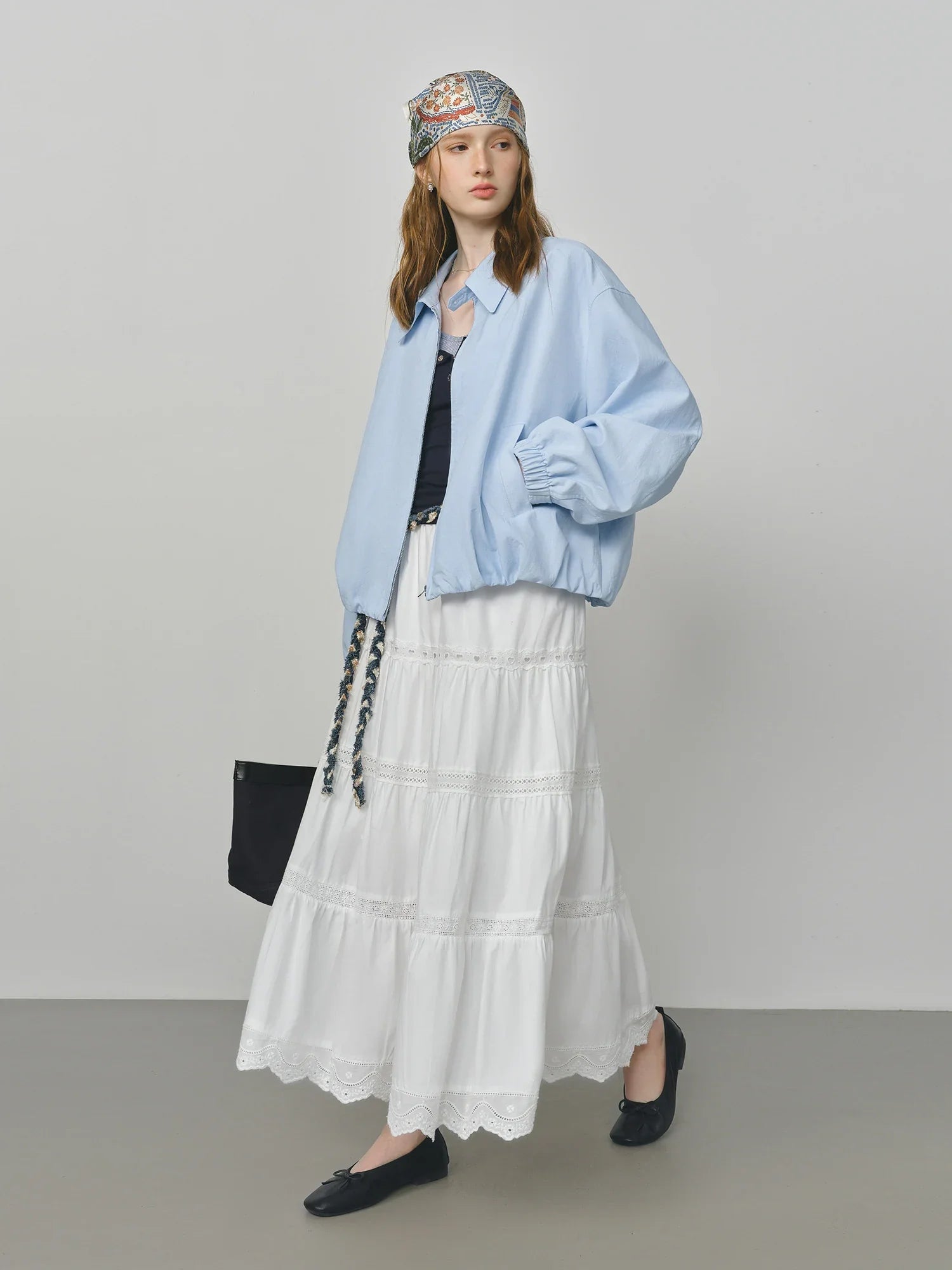 FSLE 2025 New French Barn-Style Raw Glamour Short Jacket Women's Spring Autumn New Arrival Loose Fit Oversize Workwear Coat LadyShow.Store