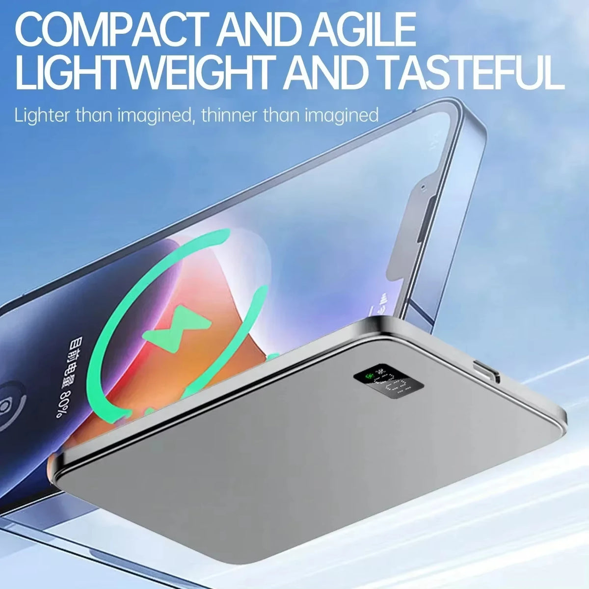 Lenovo Magnetic Wireless Power Bank PD22.5W Fast Charging Magsafe External Battery 500000mAh For iPhone Xiaomi Pi-Mart