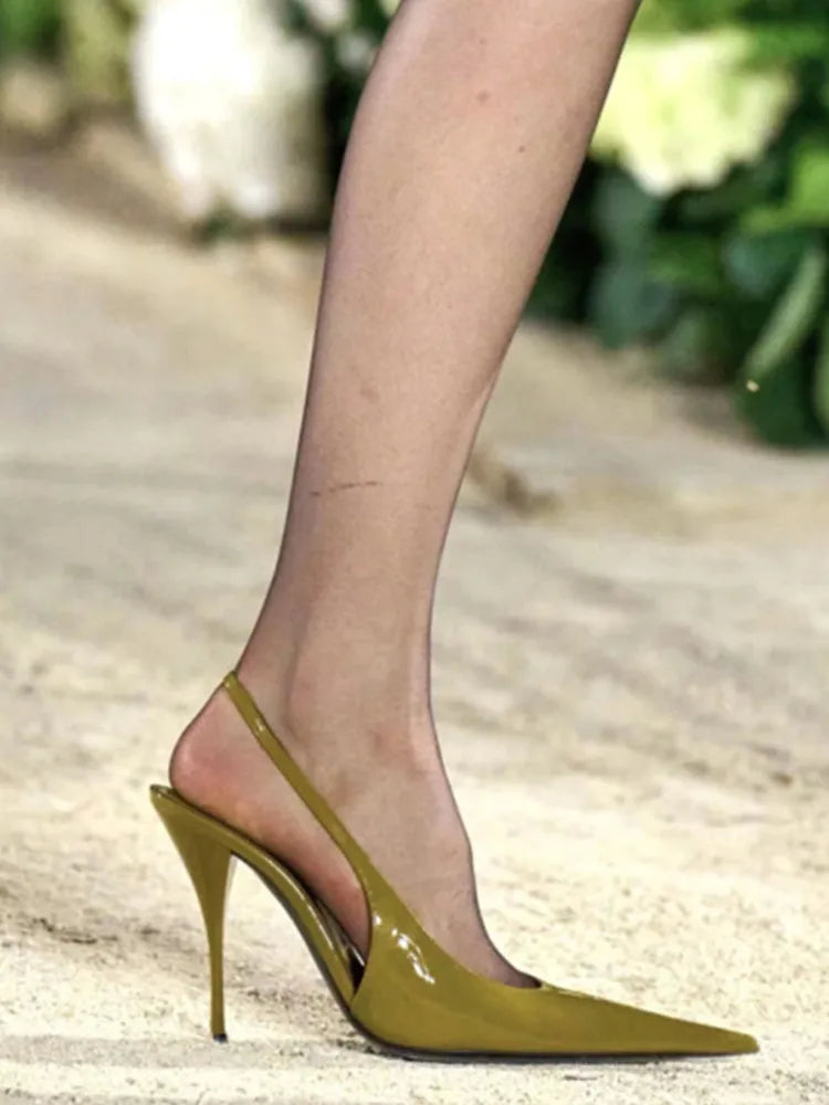 2026 Spring/Summer New Pointed Stiletto Sandals Fashionable and Sexy Party Wedding Women's High Heel Sandals LadyShow.Store