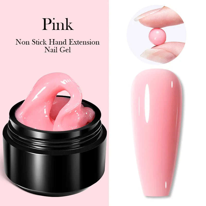 BORN PRETTY 15ml Non Stick Hand Extension Gel Nail Polish Carving Flower Nail Art Shaping Solid Acrylic Nail Gel Varnish Tri Light Beauty