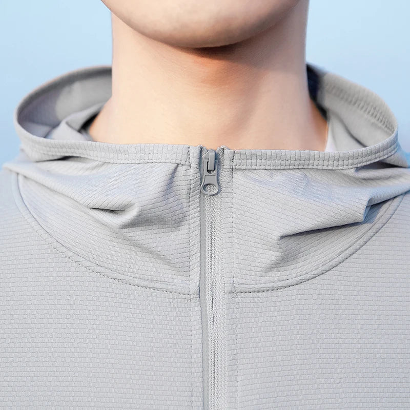 YJKVUR Unisex Summer New UPF 50+ UV Sun Protection Hoodie Jacket Men Women Lightweight Hiking Outdoor Long Sleeve Sun Shirt Coat LadyShow.Store