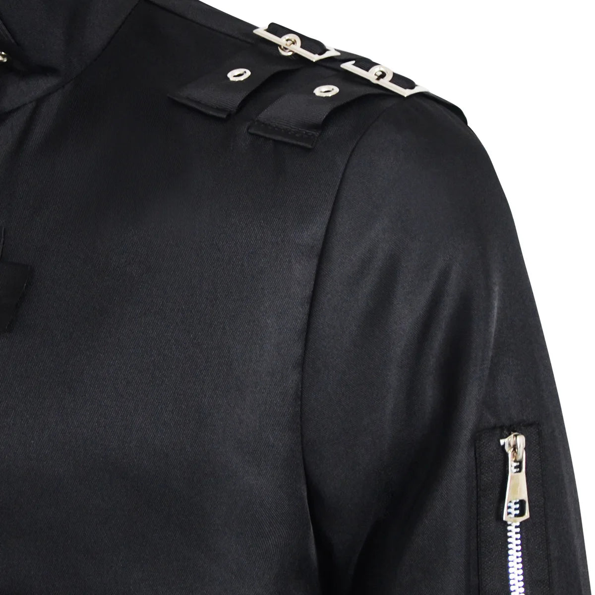Michael Jackson Cosplay Costume BAD MJ Punk Jacket Black Slim BAD Jacket Costume Clothing for Man Adore Stars Impersonator Pi-Mart