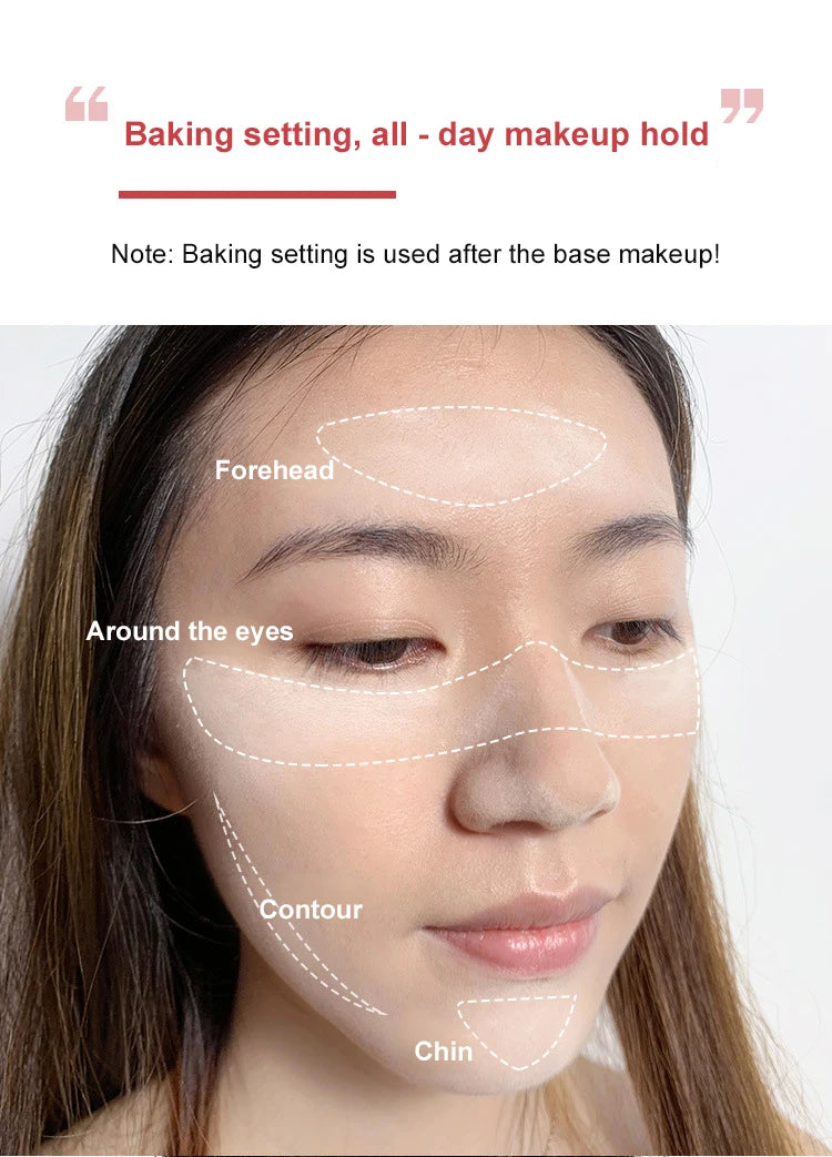 Oil Control Loose Powder Can Reduce Pores and Fine Lines, With a Long-lasting Matte Effect and Natural Facial Makeup Powder Pi-Mart