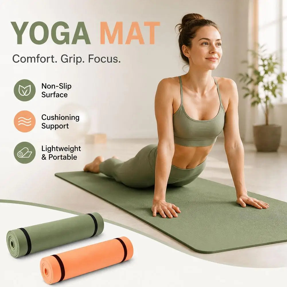 Thick EVA Yoga Mats Anti-slip Sport Fitness Mat Blanket For Exercise Yoga And Pilates Gymnastics Mat Fitness Equipment Pi-Mart