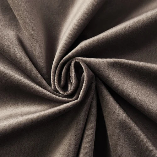 Velvet Fabric By The Meter for Tablecloth Diy Sofa Covers Curtains Sewing Thickened Soft Cloth Plain Black White Winter Textile Pi-Mart