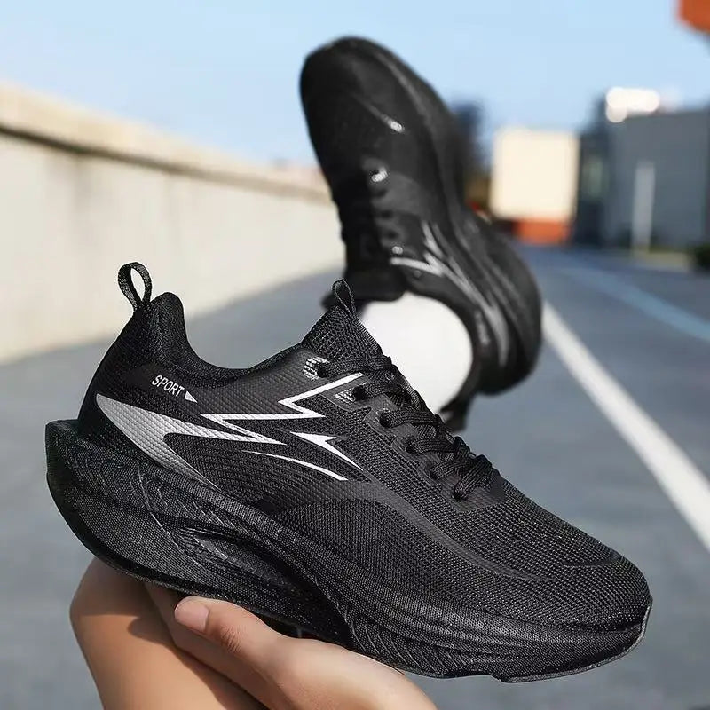 Marathon Sneakers Men Running Shoes Anti-slip Comfortable Racing Carbon Board Training Mesh Tennis Shoes Casual for Women 2026 Pi-Mart