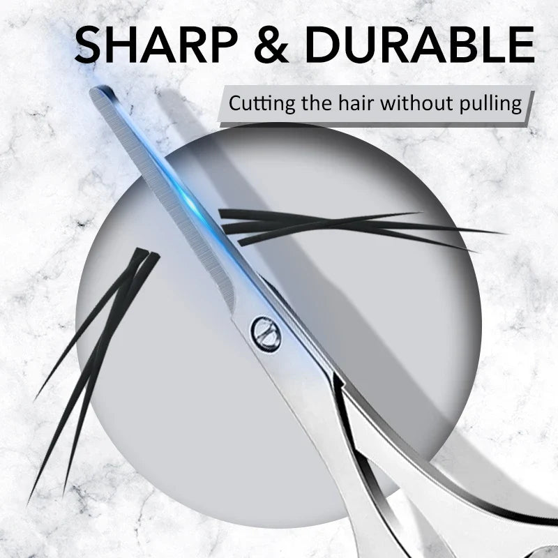 1Pc Nose Scissors Beauty Products Makeup Tool Hair Remover Nail Cuticle Round Tip Scissors Safe Health Nose Hair Scissors Tri Light Beauty
