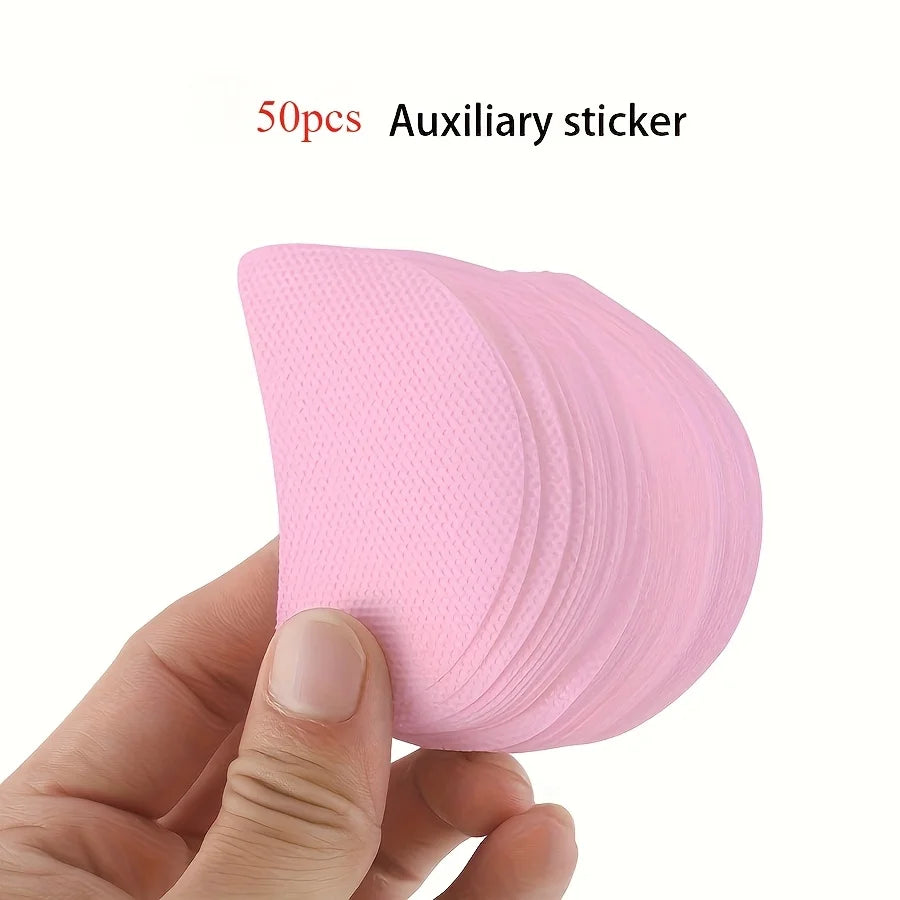 53/50/3/1pc Eyeshadow Assistant Tape Set, Eye Makeup Tape Including Eye Shadow Tape, Eyeshadow Stickers, Eye Makeup Protector Pi-Mart