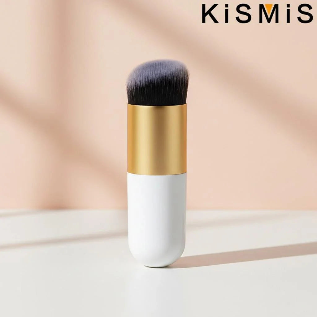 Professional Flat Cream Makeup Brushes Set Face Cheek Contour Blusher Foundation Brush Makeup Tools Flawless Application Tri Light Beauty