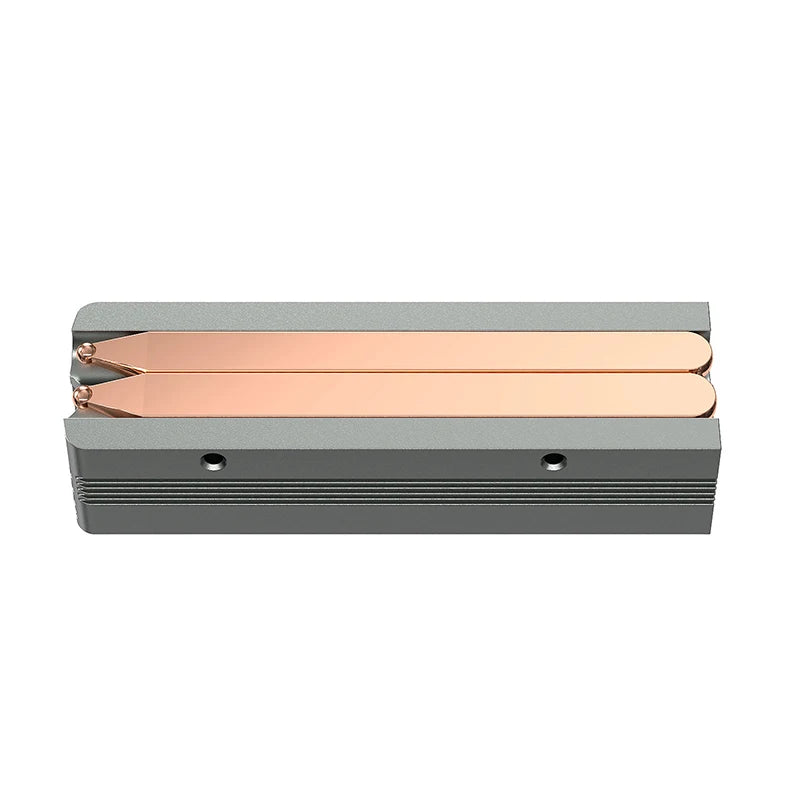 TEUCER M.2 NVMe 2280 SSD Heatsink Dual Copper Tube High Efficiency Radiator with Double-sided SSD Thermal Pad Pi-Mart