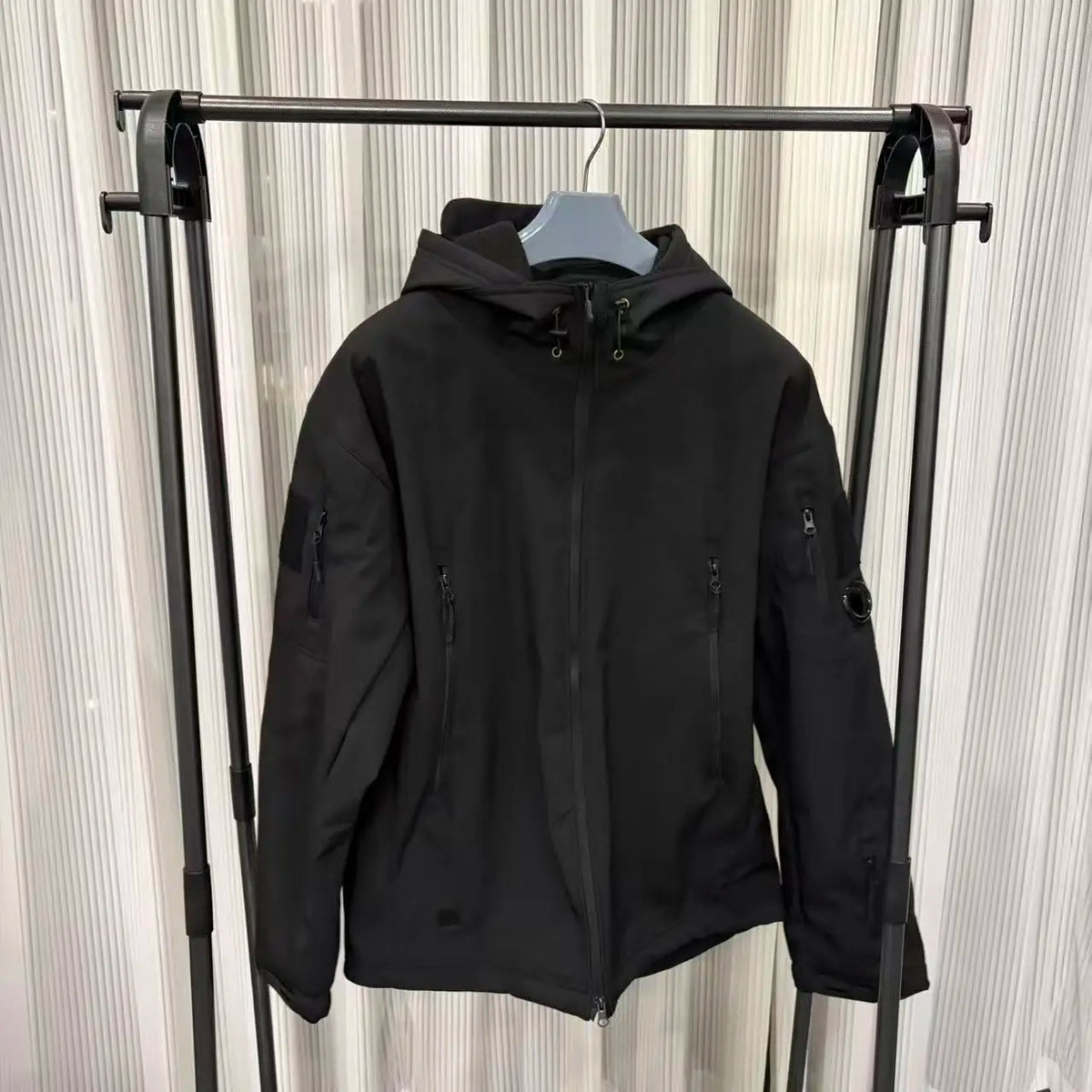 Men's Stormtrooper Jacket Windproof, Warm, Waterproof, Velvet Hooded Jacket Cycling Jacket Mountaineering Jacket Winter Jacket Pi-Mart