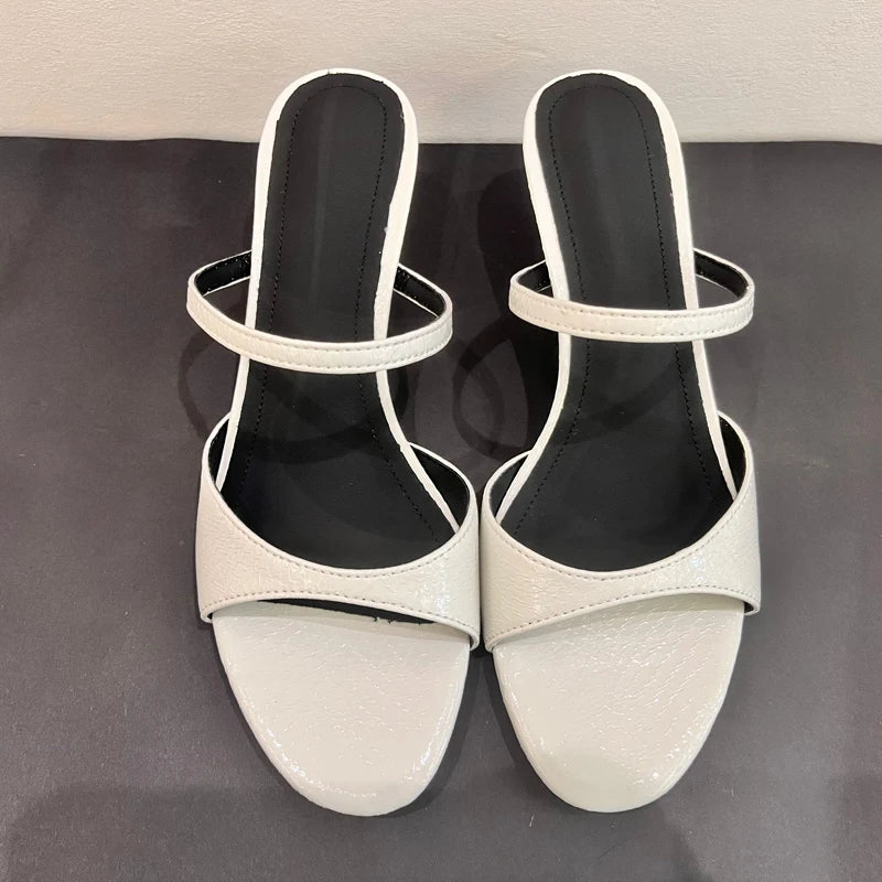 JOZHAMTA Size 34-43 Women Real Leather Casual Flats Slippers Comfort Slides Sandals Soft  Fashion 2025 Daily Home Outdoor Pi-Mart
