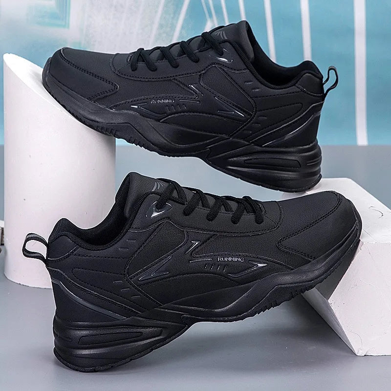 Autumn New Men Microfber Running Shoes Luxury Brand Men Shoes School Student Air-cushion Sneakers Fashion Man Casual Shoes 35-48 Pi-Mart