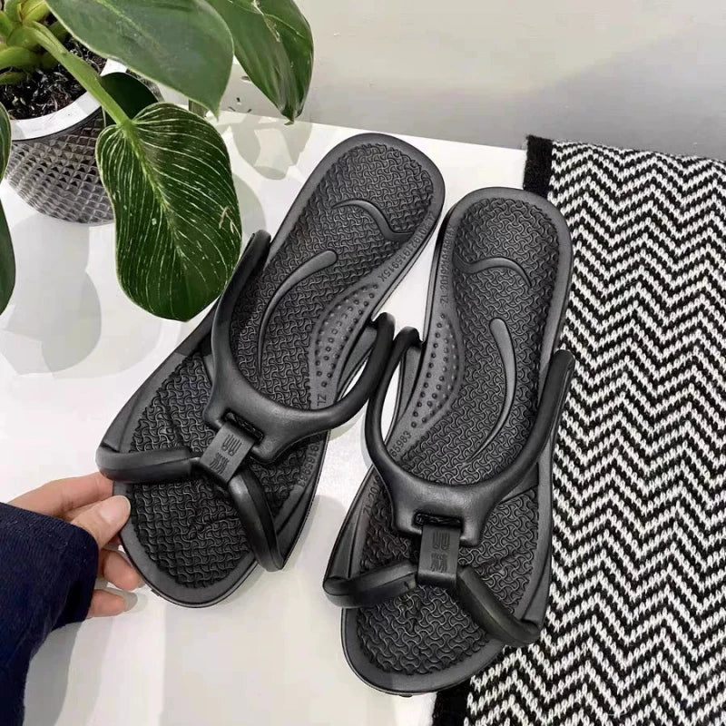 Travel Slippers Foldable EVA Soft Quick Drying Unisex Portable For Hotel Bathroom Shower Men Women LadyShow.Store