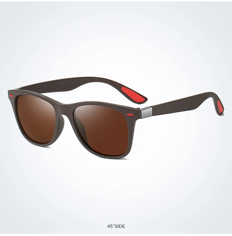 1-2-3PCS Fashion Vintage Square Unisex Driving Fishing Sunglasses Men Women Luxury Brand Designer Sun Glasses Anti-Glare Eyewear Pi-Mart