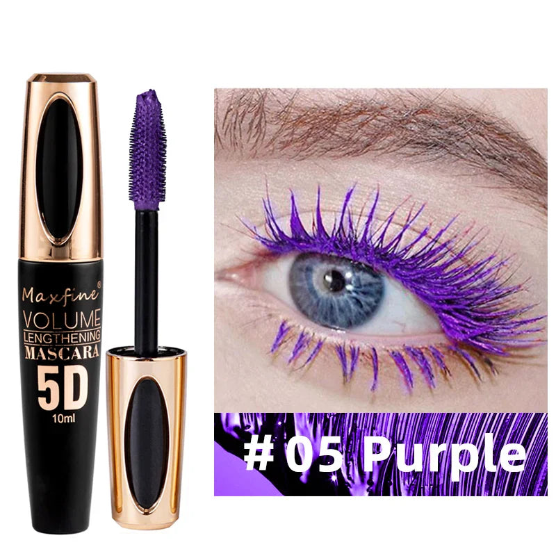5D Silk Mascara with Big Eyes, Strong and Lasting Black Content and Length, Waterproof and Non-caking, and Prolonged Mascara. LadyShow.Store