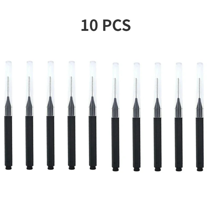 10/50PS Portable Mini Eyebrow Brushes Disposable Eyelash Brow Lifting Brush Applicators Lash Extension Comb Beauty Makeup Tools Tri Light Beauty