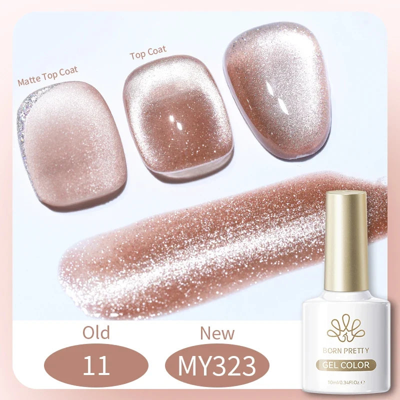 BORN PRETTY 117 Colors Cat Magnetic Gel Nail Polish 10ml Full Coverage Varnish Semi Permanent Super Gorgeous Nails Manicure Tri Light Beauty