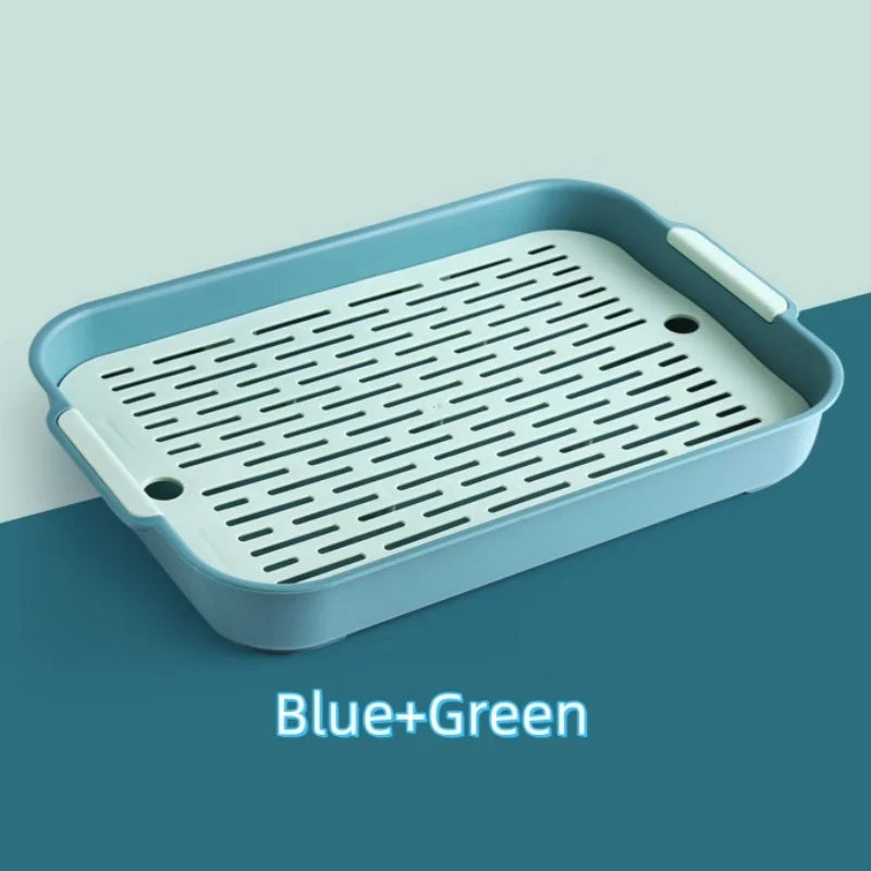 Rabbit Litter Box Small Pet Toilet Tray Bunnies Corner Toilet Box For Ferret Hamster Dragon Cat Guinea Pig Dutch Pig Supplies Pi-Mart