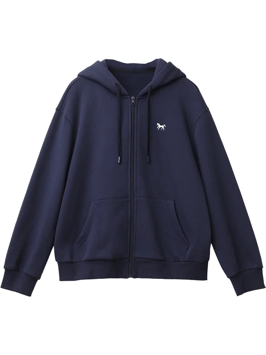 CHIC VEN Korean Women Sweatshirts Loose Casual New Hooded Female Top Drawstring Ladies Jacket Fleece Pullover Autumn Winter 2025 LadyShow.Store