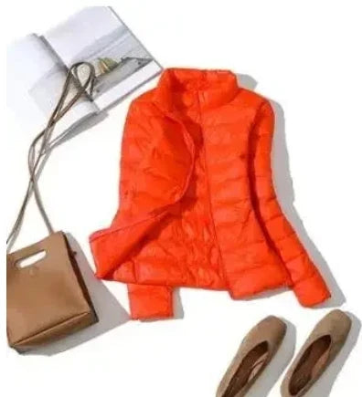 8XL Cheap Ultra Light Down Winter Warm Hooded Feather Puffer Jacket For Girl Short Spring Autumn Coat Female Women Big Size Duck LadyShow.Store