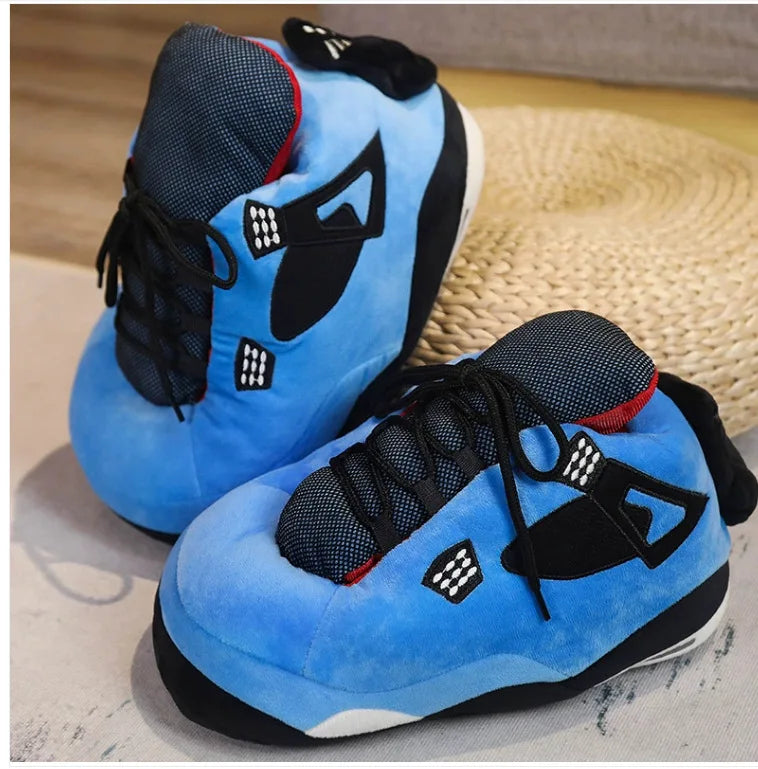 Winter Cotton Plush Shoes Women Warm Cute Indoor Home Slides Unisex One Size Sneakers Man Fashion Soft Floor Slippers  36-45 Pi-Mart