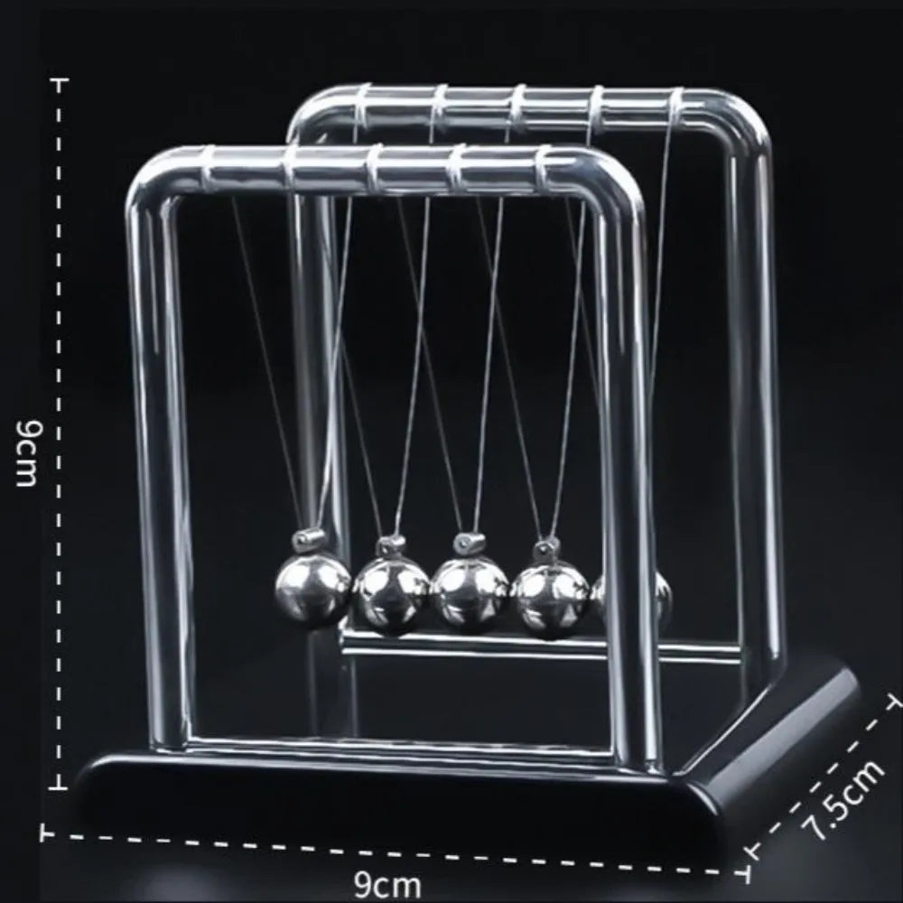 Newton's Cradle Balance Steel Ball Teaching Supplies Physics Science Pendulum Desktop Toys Stress Relief Gifts Home Decoration Pi-Mart