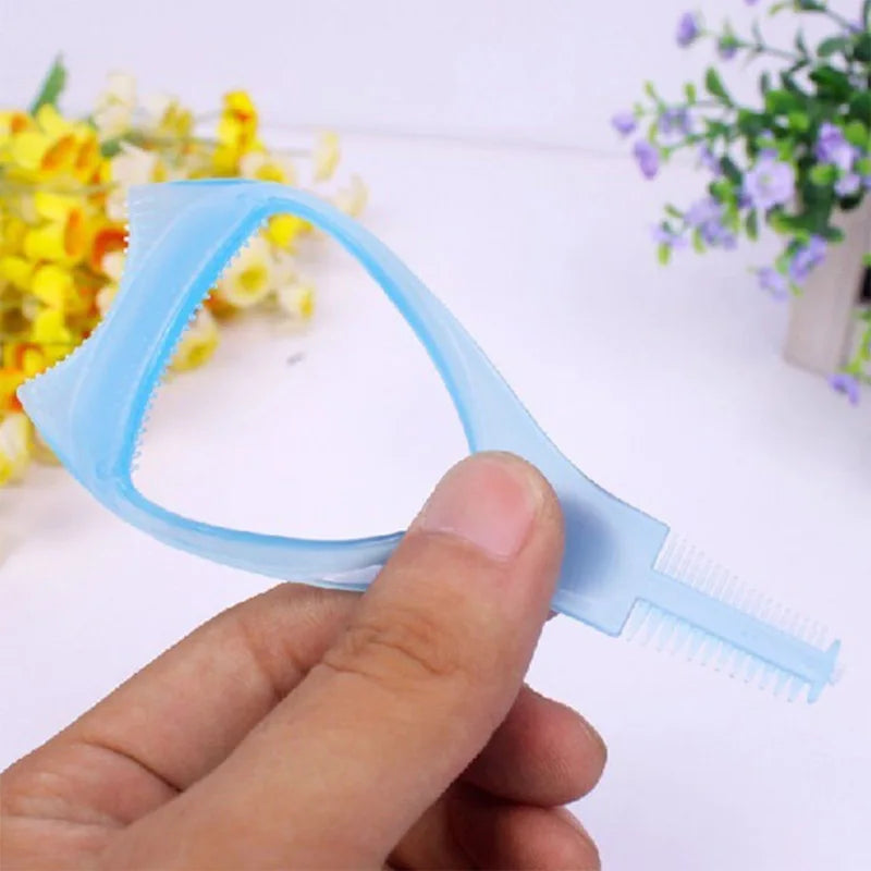 3 Pack Mascara Shield Guard Makeup Eyelash Applicator Cosmetic Mascara Guide Separator Upper Lower Lash Comb Helper Tool Pi-Mart
