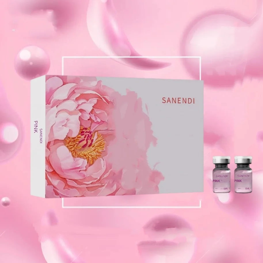 PDRN Salmon DNA Pink Cocktail Facial Serum For Face Glowing Hyaluronic Acid Korean 5 Box With Free EMS RF Tool Pi-Mart