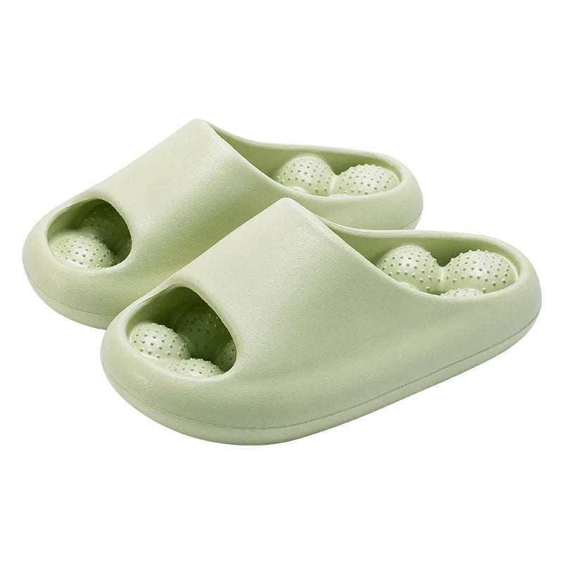 TZLDN Ergonomic EVA Unisex Bathroom Slippers Water-Leakage-Proof Massage Indoor Slippers Comfortable Breathable Casual Slippers LadyShow.Store