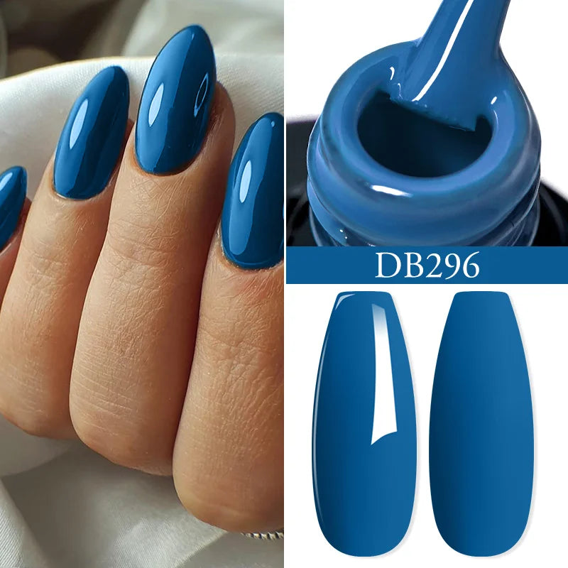 Mtssii 6ML Chocolate Color Gel Nail Polish Brown Semi Permanent UV Gel Autumn Winter Popular Soak Off Nail Art Gel Varnishes Tri Light Beauty