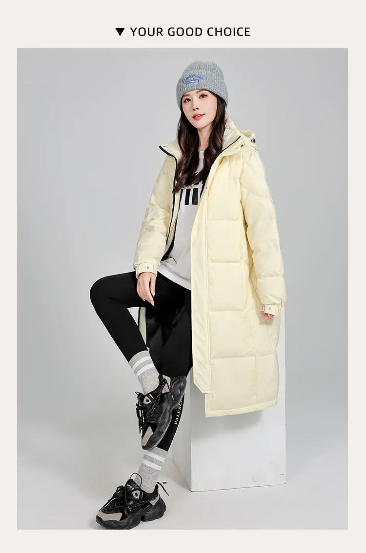 Women's winter down jacket coats Parkas Warm Woman clothes brand luxury Long Padding padded puffer jackets outerwears HXY289 Pi-Mart