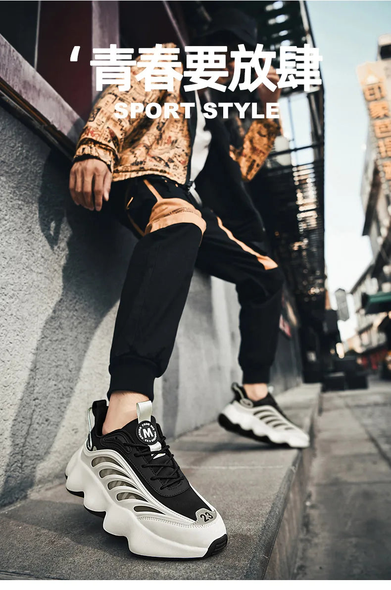 Luxury Men's Breathable Running Sneakers Casual Trainer Fashion Loafers Race Tenis Shoes for Male Pi-Mart