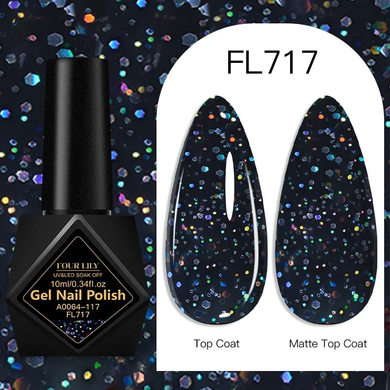 10ml Gel Nail Polish 162 Colors Nail Supplies Vernis Semi Permanent Nail Art Manicure Soak Off LED UV Gel Nail Varnishes Summer Tri Light Beauty