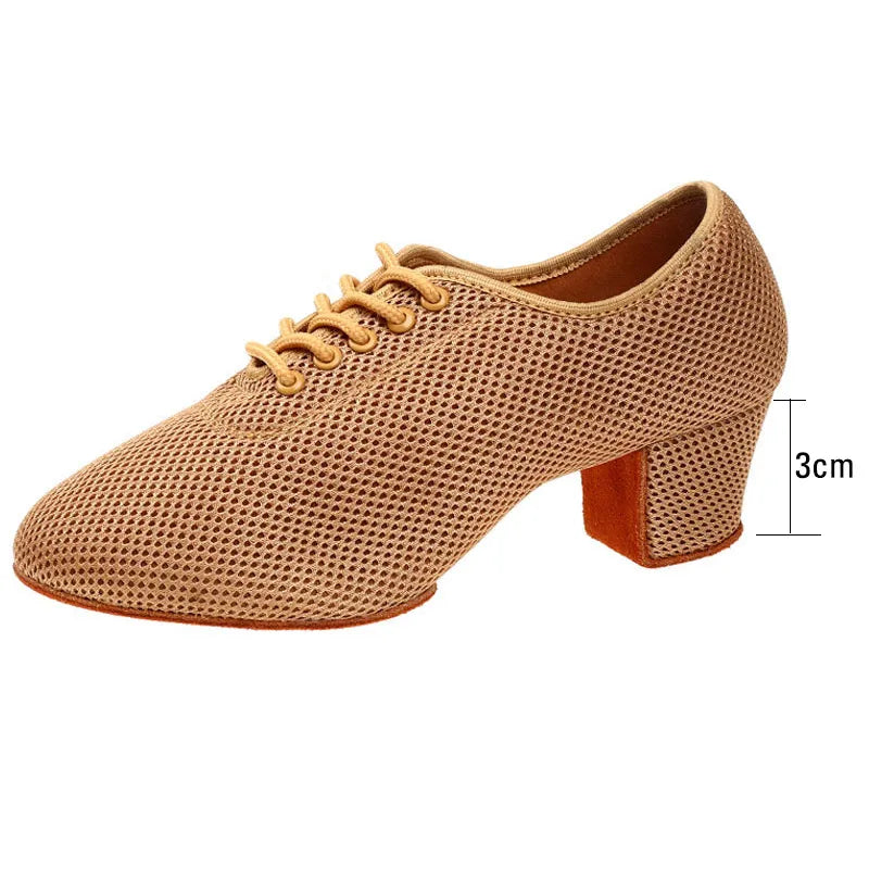 Women Latin Dance Shoes Jazz Ballroom Salsa Dancing Shoes Woman High Heels Children Training Modern Tango Dance Sneakers Female LadyShow.Store