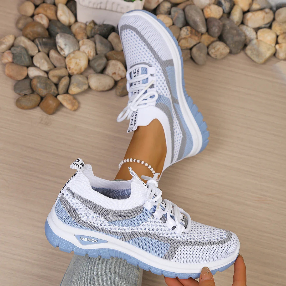 Women's shoes summer 2026 casual sneaker new style two-color single shoes, versatile, casual and fashionable work shoes LadyShow.Store