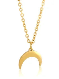 Square Pendants Delicate Stainless Steel Chain Pendant Necklace For Women Necklace Pi-Mart