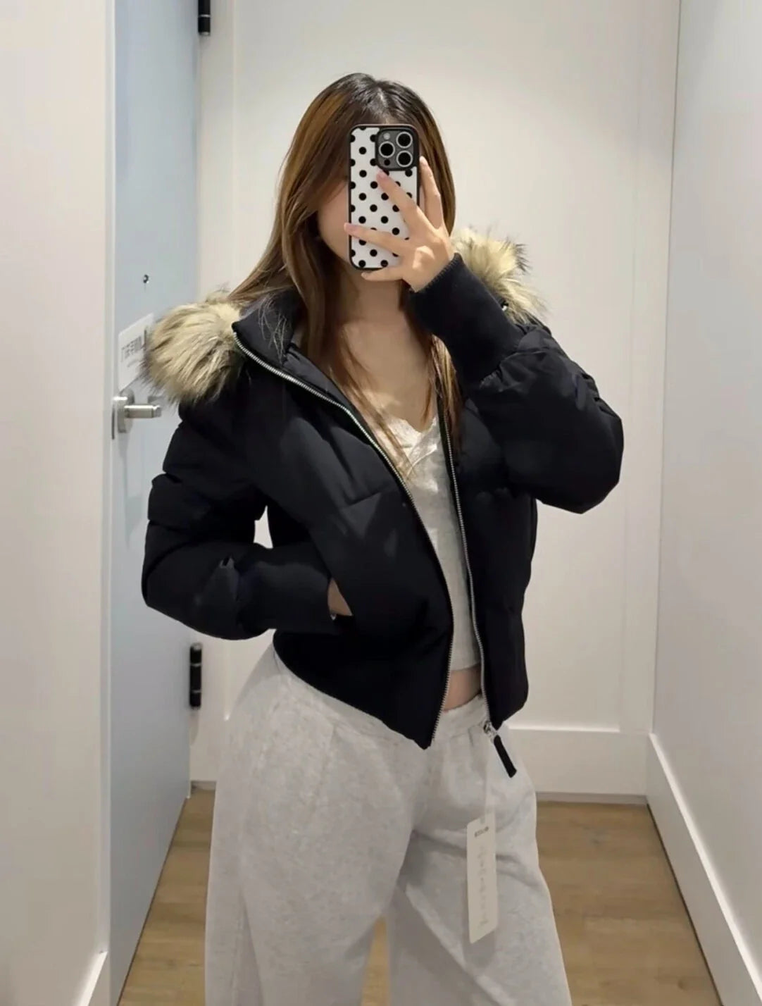 Subculture Harajuku Vintage Safari Coats with Hooded Women Zipper Sweatshirts Casual Streetwear Grunge Jacket Y2k Stand Neck LadyShow.Store