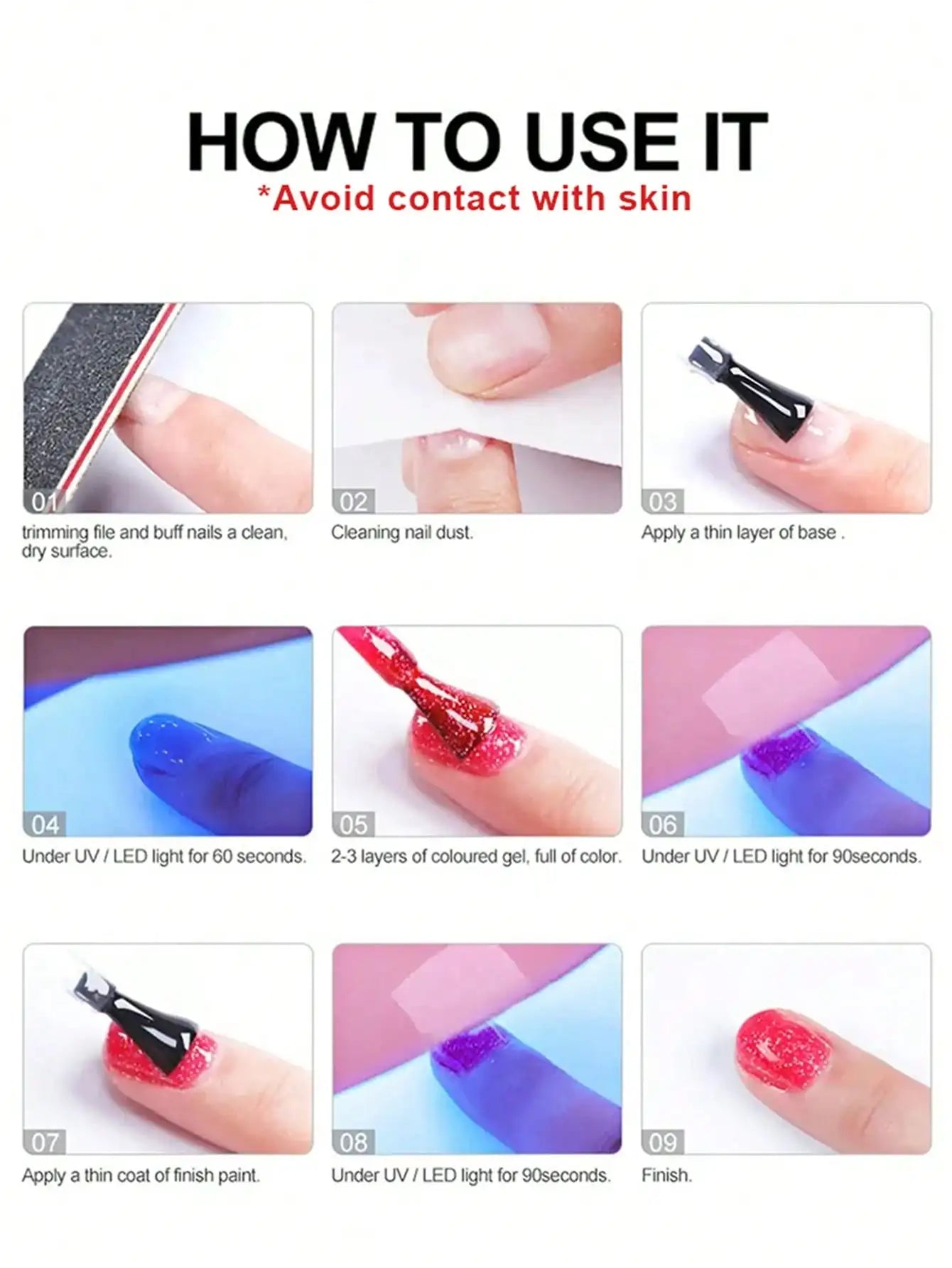 1pc 15ml Fiber Rubber Base Gel Nail Polish Starter Pure Soak Off No Wipe Nail Gel Polish Suitable For Home Manicure DIY Tri Light Beauty