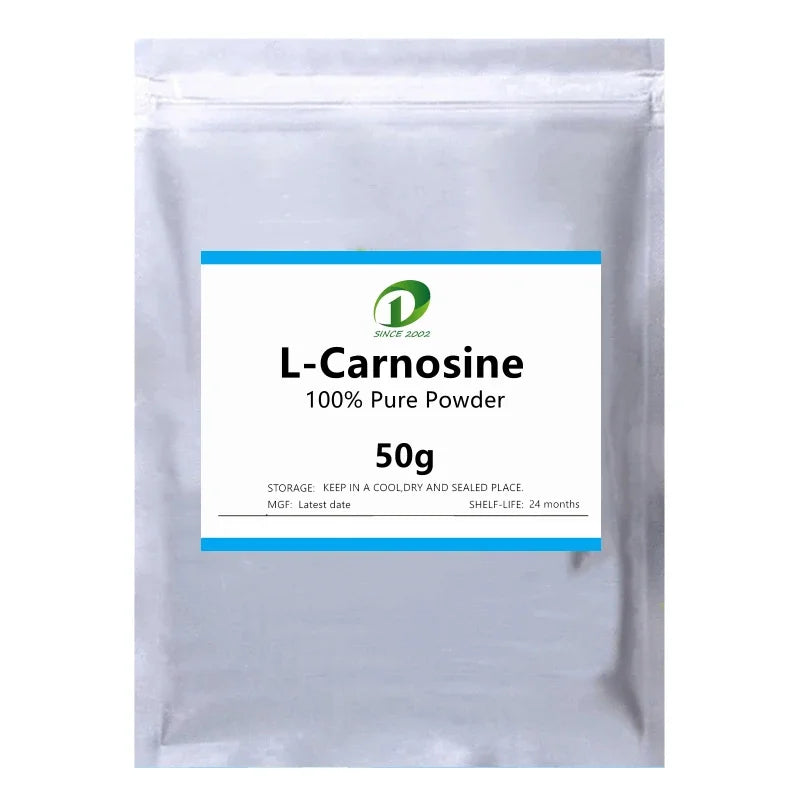 100% Pure Carnosine Powder,Anti-Wrinkle Moisturizing Facial Cream Shrink Pores Firming Day Cream Skin Care Product Beauty Face Tri Light Beauty