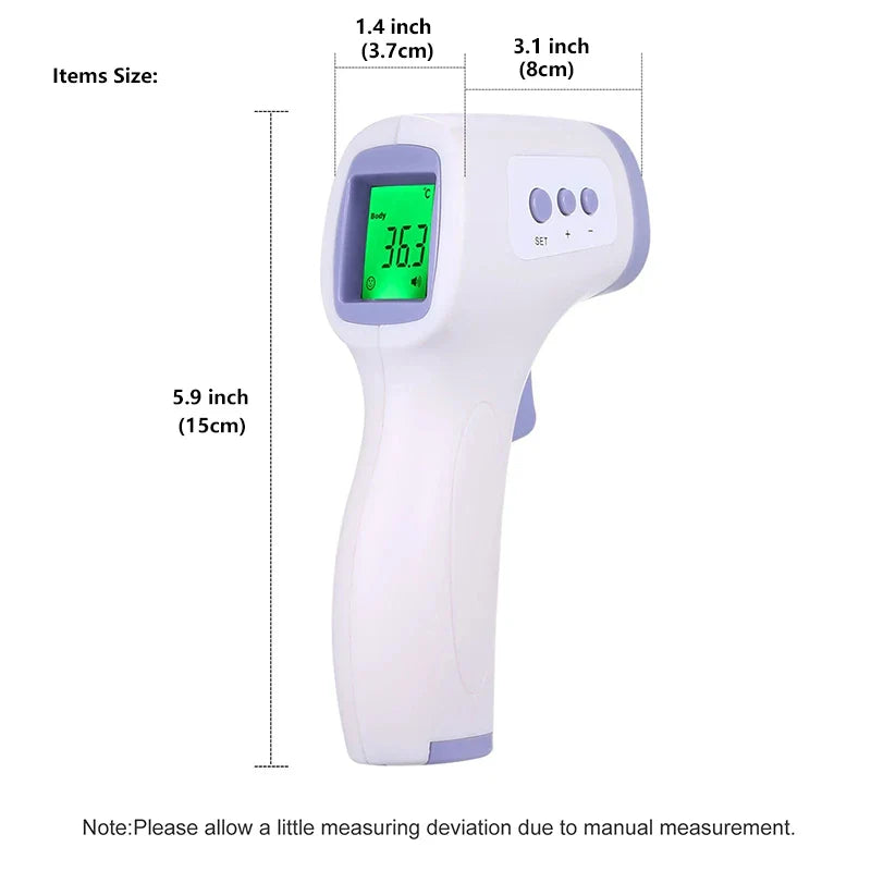 Baby Thermometer Infrared Digital LCD Body Measurement Forehead Ear Non-Contact Adult Fever IR Kids Termometro Tri Light Beauty