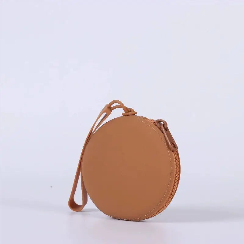 1Pc Silicone Pet Treat Pouch Portable Travel Training Bag Round Silicone Snack Bag for Dogs and Cats Pet Accessories Pi-Mart