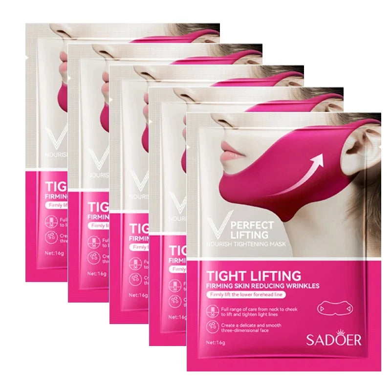 V-Shape Firming Face-lift Slimming Mask Removal Masseter Muscle Double Chin Face Fat Burning Anti-aging Beauty Products New Tri Light Beauty