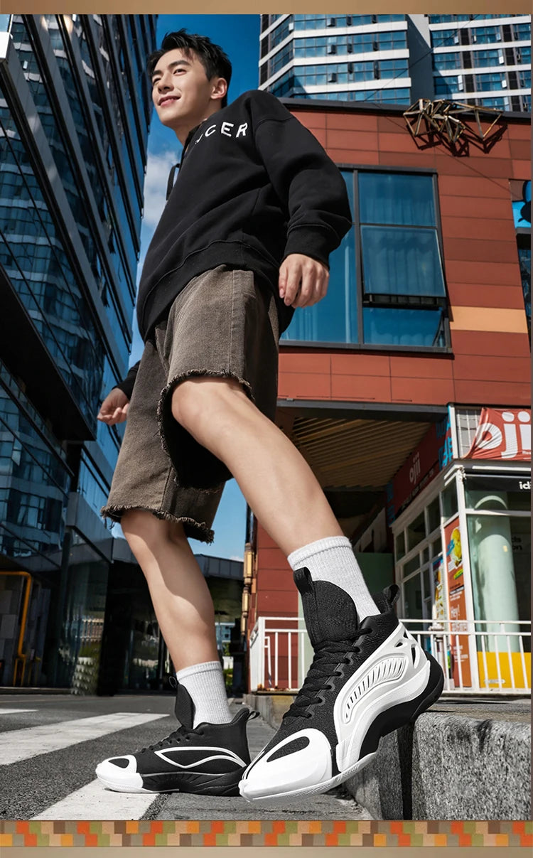 Men's Basketball Shoes Breathable Cushioning Non-Slip Wearable Runing Shoes Gym Training Athletic Basketball Sneakers for Men Pi-Mart