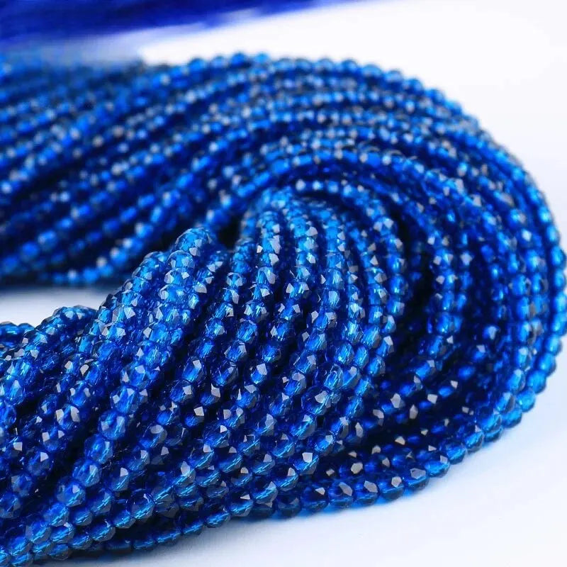 A 4mm Flat Bead Wheel Bead Loose Bead Crystal Glass Bead Bracelet Necklace Beaded Material DIY Jewelry Accessories Pi-Mart